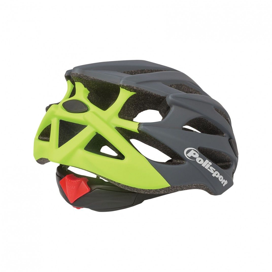 Шлем велосипедный Polisport TWIG L (58–61) Dark Grey /Fluo Yellow