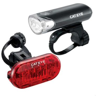 Комплект преднего и заднего фонарей Cat Eye EL135N/LD135